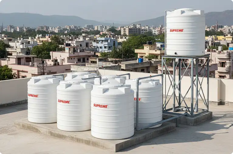 Water tanks and pumps